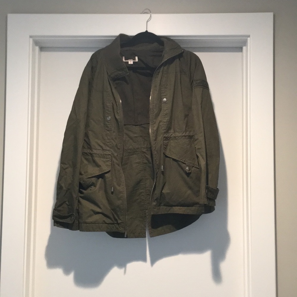 green bomber jacket